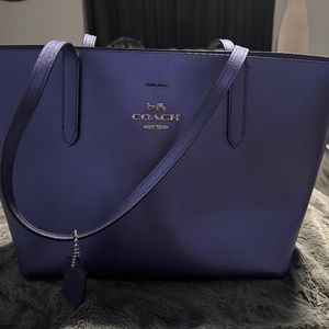 Coach - purple shoulder bag